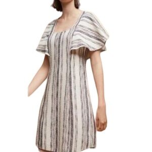 Anthropologie Akemi + Kin Size Medium Jovanie Stripe Dress